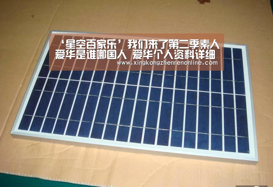 ‘星空百家乐’我们来了第二季素人爱华是谁哪国人 爱华个人资料详细介绍(图1) 星空娱乐